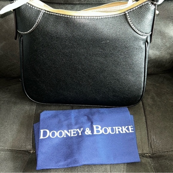 Dooney & Bourke Black Shoulder Bag with Gold Accents - Picture 8 of 8